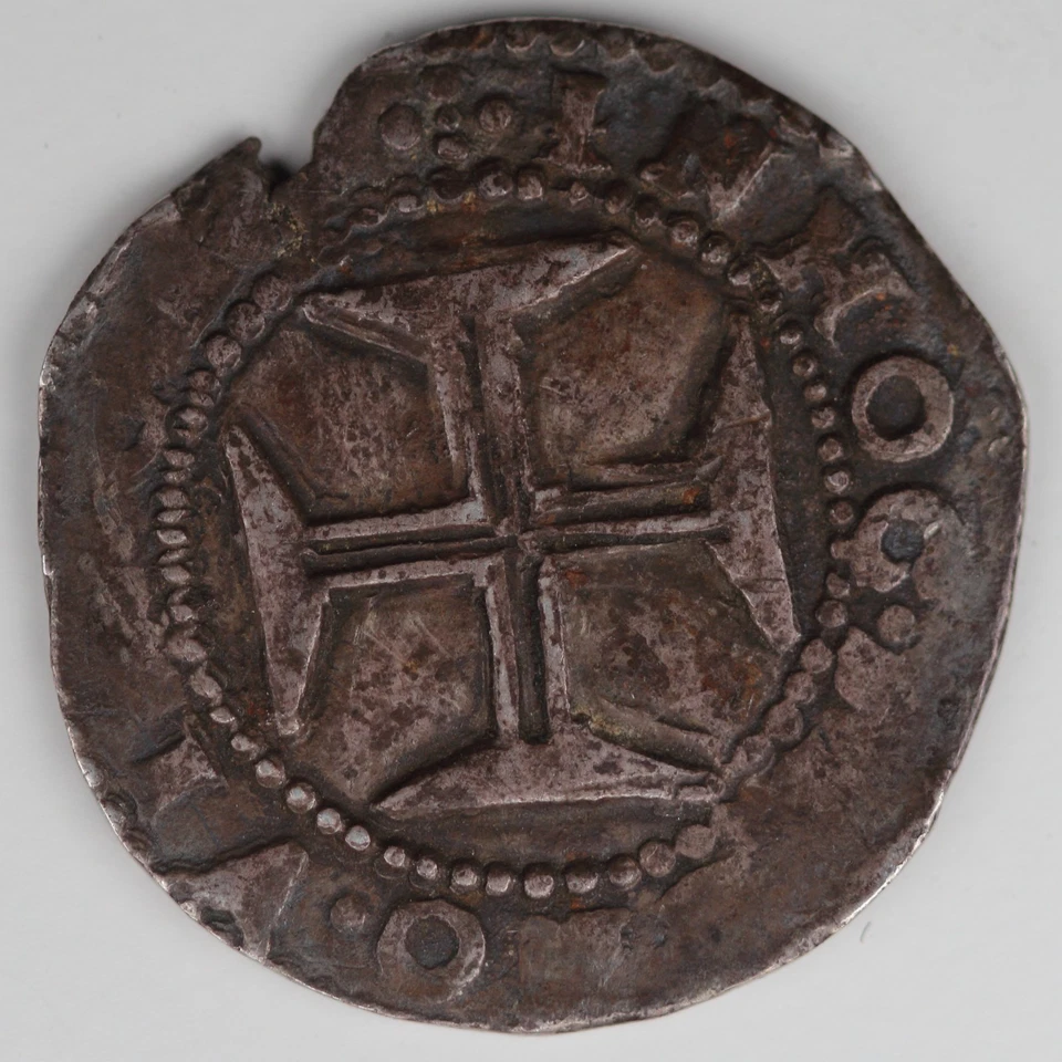 🇵🇹 Moneda de Plata Portugal Tostão D. Afonso VI (1656-1667) - Id35 Foto 2 de 2