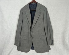 VTG Tom James Gray Blazer Jacket Wool Sport Coat Made in USA Mens Sz 40 R