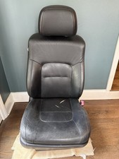 Land Cruiser Front Passenger Heated Leather Seat Black Oem