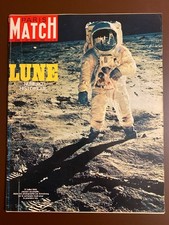 Paris Match Magazine 16/08/1969; N° historique, 1er pas de l'homme sur la Lune