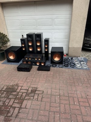 Klipsch 6.2. Heimkino/Theateranlage, 2x Subwoofer, Receiver 
