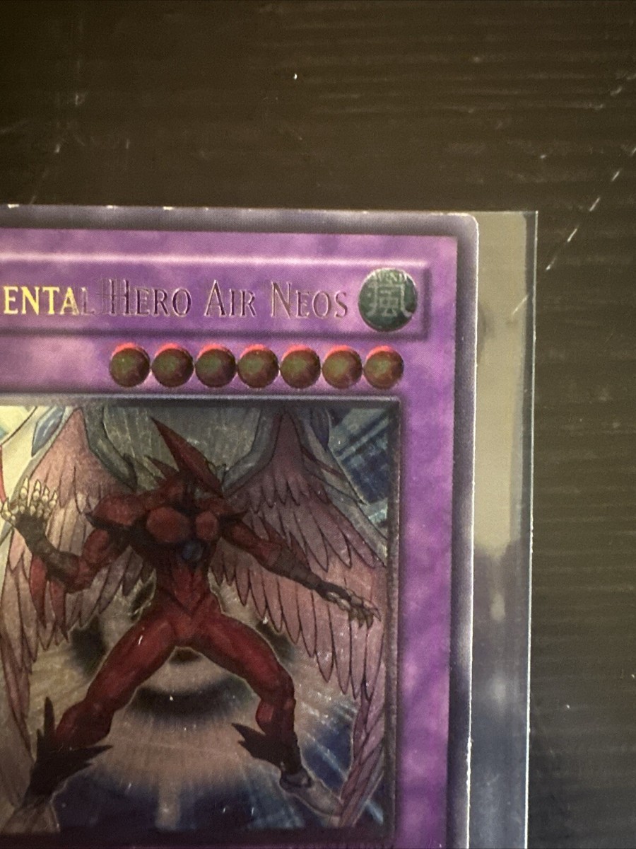 Yu-Gi-Oh TCG: Ultimate Rare Elemental Hero Air Neos, STON Yu-Gi-Oh TCG: Ultimate Rare Elemental Hero Air Neos, STON