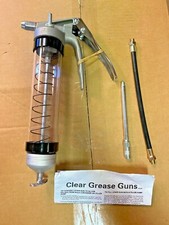 CLEAR Pistol Grip Clear Grease Gun  12CMBLK 