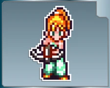 MARLE Sprite from Chrono Trigger Vinyl Decal #2 Car Truck Window Sprite