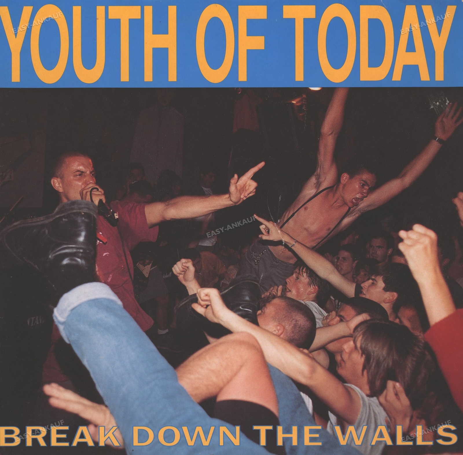 Youth Of Today Break Down The Walls GER LP 1988 + Poster (VG+/VG
