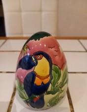 OEUF ÉMAUX DE LONGWY ( LE TOUCAN )