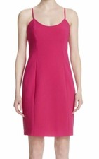 Michael Kors ~ Pink Textured Ponte Spaghetti Strap Slip Dress 8 NEW $165