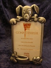 DOG  DISH Photo Frame  7  x4   3.5  x5  For Photo  Great Condition 