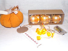 Lot Fall Harvest Halloween Thanksgiving Pumpk...