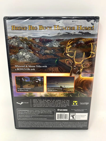 Big Buck Hunter Arcade PC Video Games New Sealed Free Shipping Moose Elk Deer - Image 2 of 3