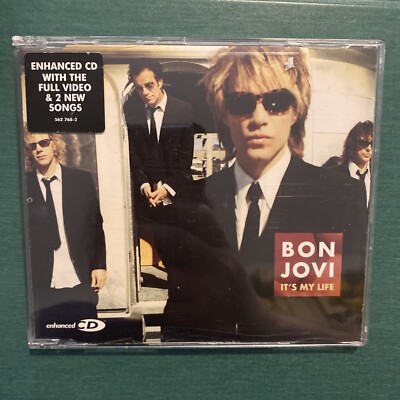 XX Bon Jovi It's My Life CD Europe Mercury 2000 VERY GOOD CONDITION