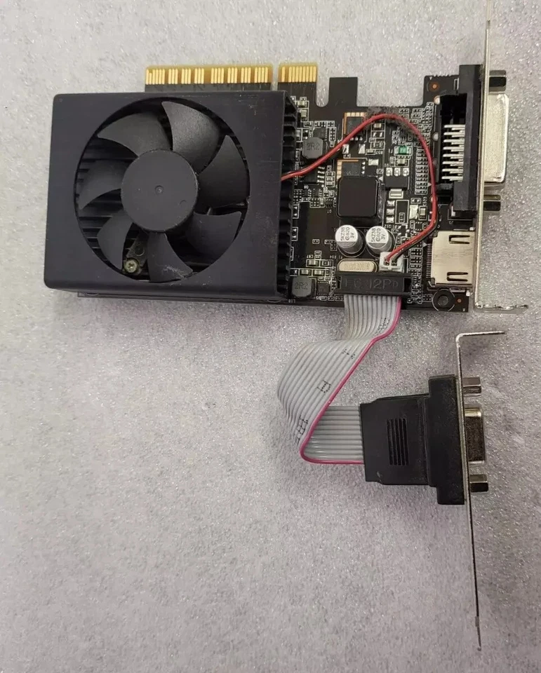 PNY NVIDIA GeForce GT 710 2GB DDR3 Video Graphics Card GPU VCGGT7102XPB | Tested - Image 2 of 4