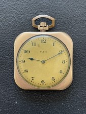 Elgin 1920 Art Deco Pocket Watch - Very Rare
