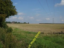 Photo 12x8 Stubble field near Great Wilsey Farm Haverhill/TL6645  c2015