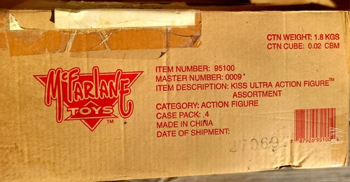 1997 McFarlane KISS Ultra Action Figures - Complete Set Of 4 - New Old Stock - Picture 5 of 5