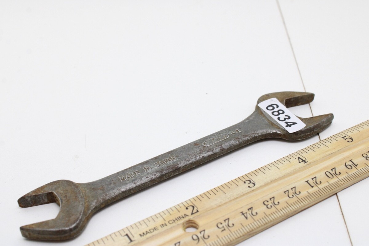 Vintage Kawasaki Mito-1 Open End Wrench 14mm X 17mm for sale