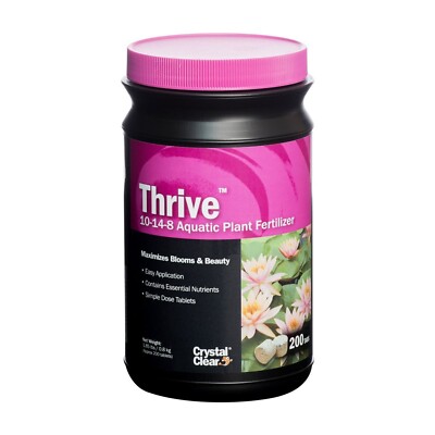 CrystalClear Thrive Aquatic Pond Plant Food, Fish Safe Water Garden Fertilize...