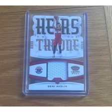Deni Avdija 2020-21 Panini Crown Royale Rookie RC Jersey Heirs To The Throne