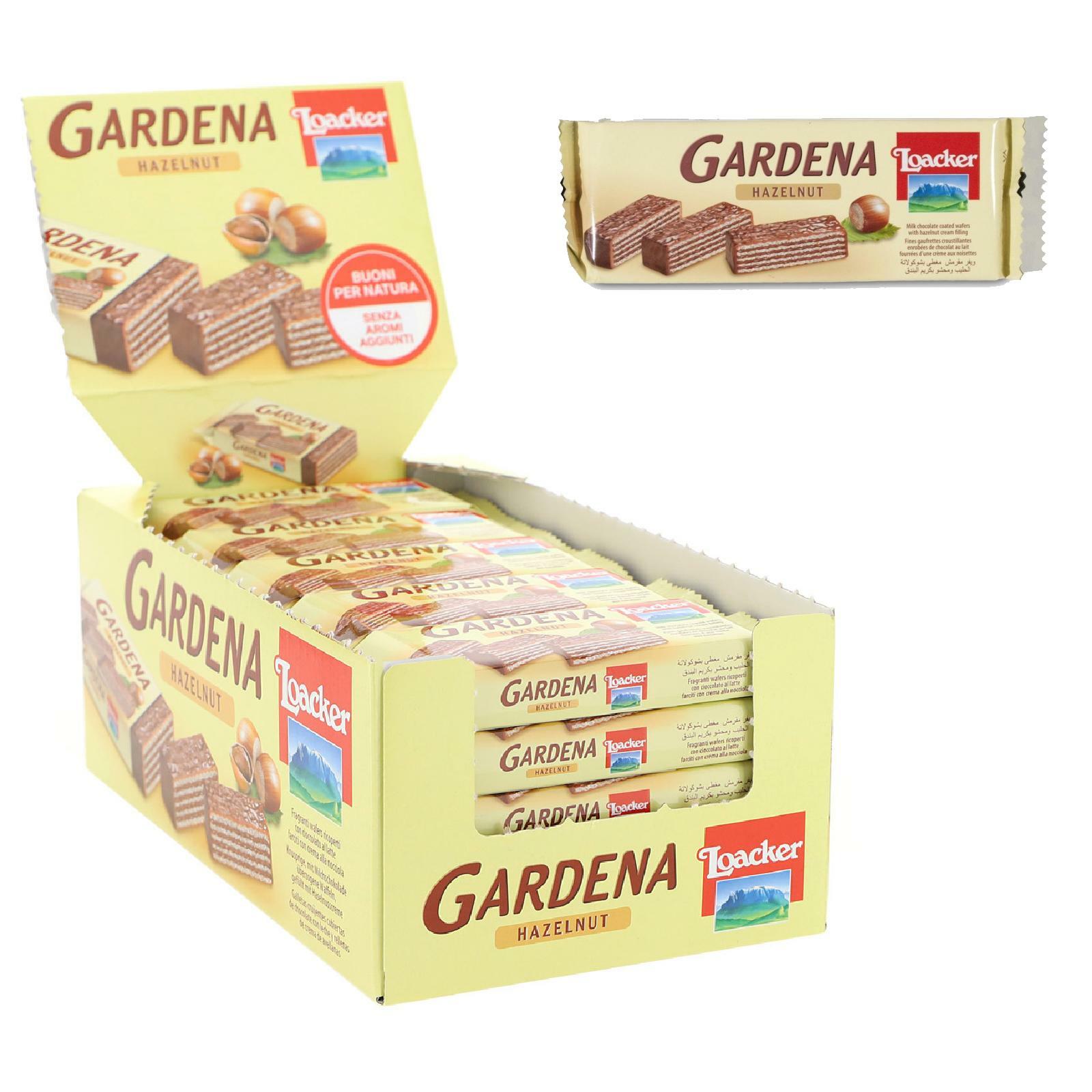 BISCOTTI LOACKER GARDENA HAZELNUT NOCCIOLA EXPO 25 PEZZI DA 38g SNACK