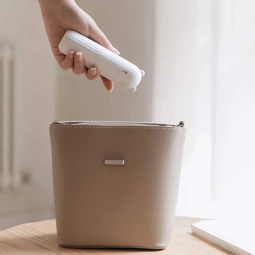 便携式迷你风扇方便充电风扇口袋尺寸空气冷却器 USB 带电池 — 第 2/4 张图片