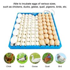 Automatic 360 Degree Rotary Egg Turner Roller Tray 70-108 Egg Hatching Incubator