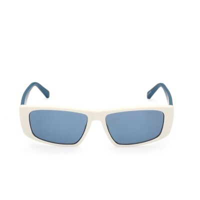 GANT GA7209 25V Matte White Plastic Rectangle Men Sunglasses Frame 56-15-145