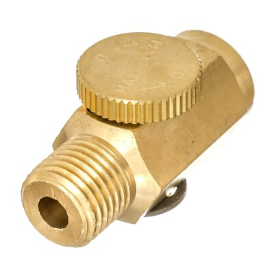 #ad 1 4quot; NPT Thread Brass Inline Regulator Air Compressor Pressure Ball Valve Tool AU $17.95