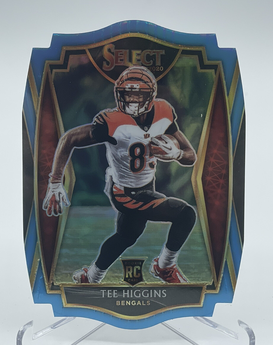 Tee Higgins 2020 Select Premier Level Light Blue Die Cut #160 Rookie RC
