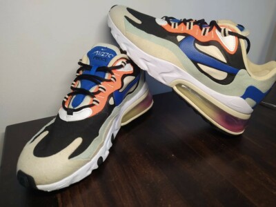 Nike Air Max 270 React Fossil/Hyper Blue CI3899 200 Size 7 UK/40,5 EU