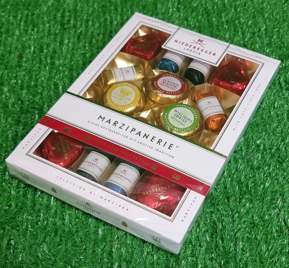 70,39€/kg) Niederegger Marzipanerie erlesene Auswahl Marzipan Pralinen Versand0€
