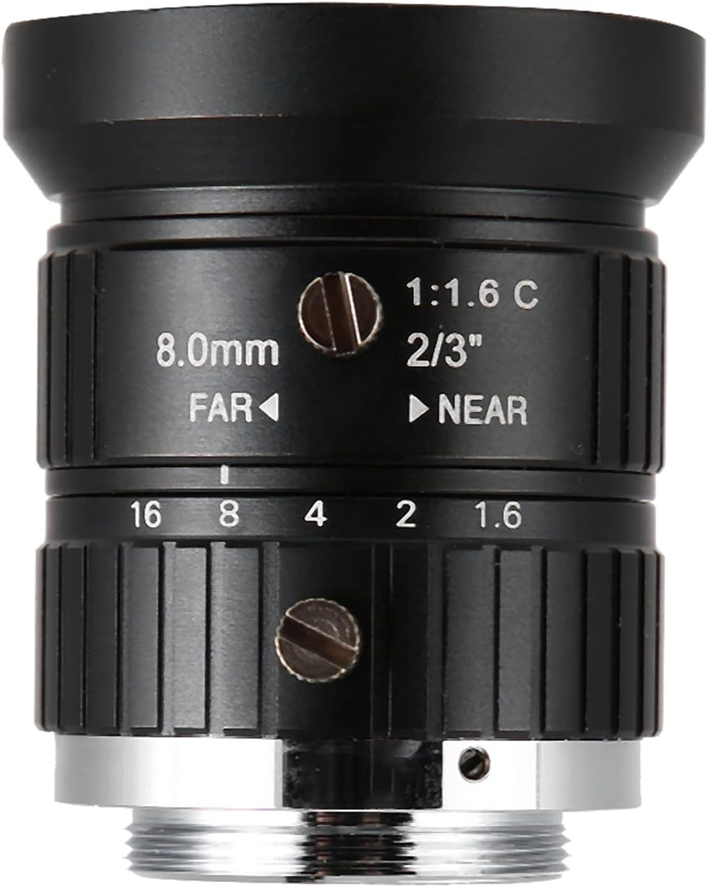 Security Camera Lens, 5MP HD Camera Lens, 8Mm Focallength, Manual Iris Design, A-image