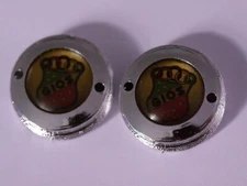 Gios gold crankset dust caps fit Campagnolo record shimano ofmega retro kult