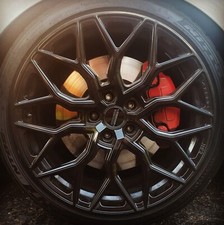 19 Vossen Hf-2 Black 19x8.5 Wheels Rims Fits 5112