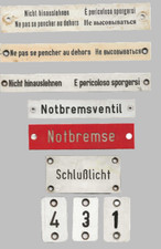 Plaquettes d'Information de sécurité de TRAIN ALLEMAND