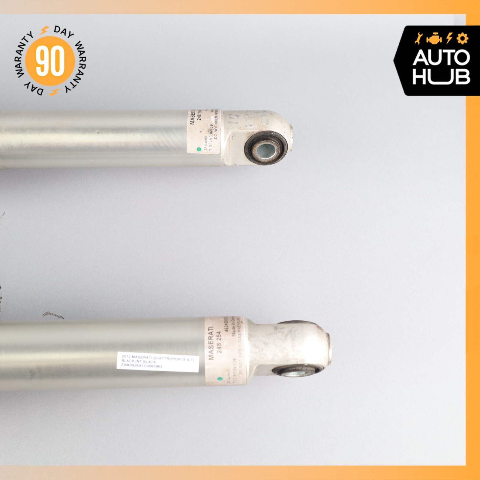 09-13 Maserati Quattroporte M139 Rear Left & Right Shock Strut Absorber Set 68k