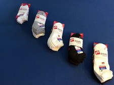 Women's Peds lightweight socks or liners, available in black or white 6 pack