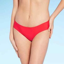 Womens' Cheeky Hipster Bikini Bottom - Xhilaration Red Size Small 0-2