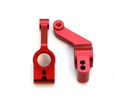 ST Racing Red Aluminum Rear Hub Carriers for Traxxas Slash 4x4 # ST1952R