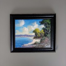 Heinie Hartwig 11 X 14 Oil Painting On Board. Tittle:  “Moving Clouds”