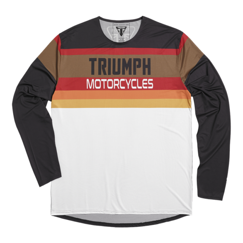 GENUINE TRIUMPH INTREPID JERSEY LONG SLEEVE TOP MTSS22333 SALE £75 NOW £49 - 第 1/4 張圖片
