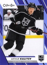 2023-24 O-Pee-Chee Blue Border #415 - Arthur Kaliyev - Los Angeles Kings