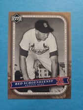 RED SCHOENDIENST 2005 UPPER DECK CLASSICS BASEBALL CARD # 80 F7931