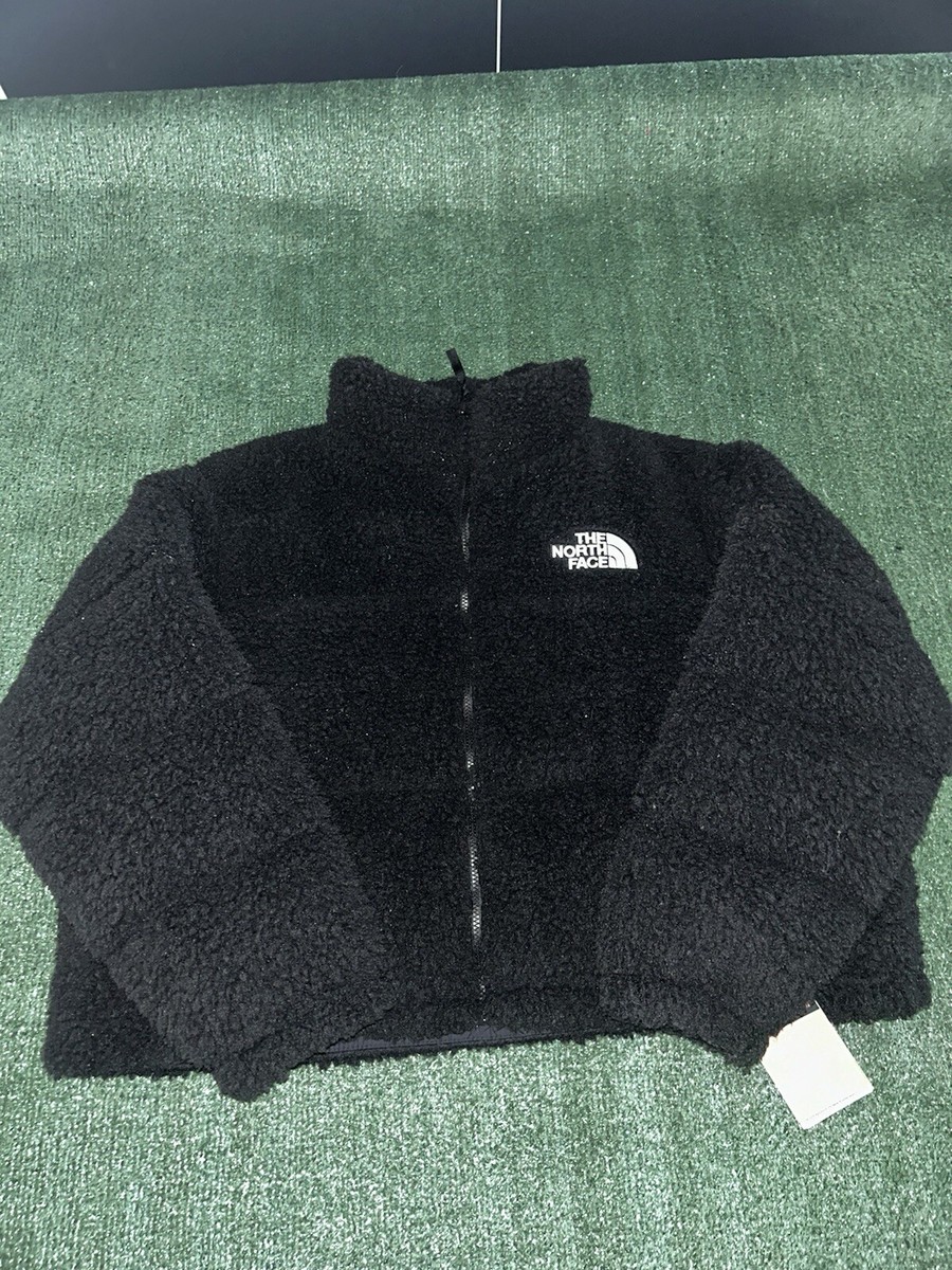 THENORTHFACEヌプシ NWT North Face Women's High Pile Sherpa Nuptse Short Crop 3XL