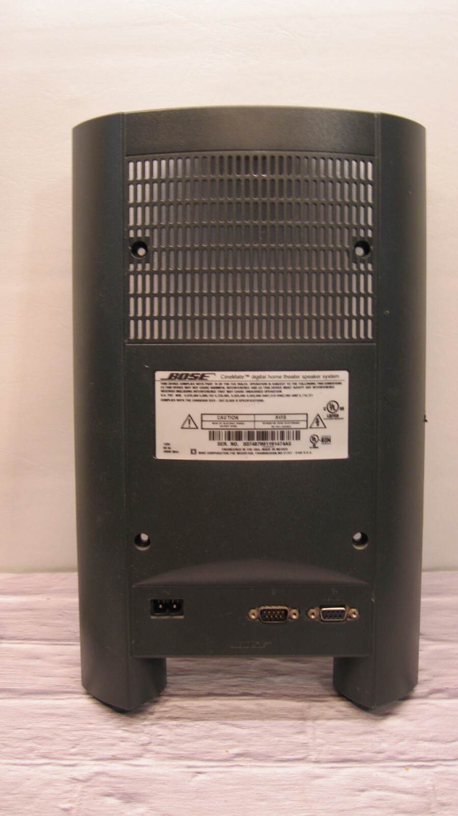 Bose Cinemate Digital Home Speaker Rear Subwoofer Panel