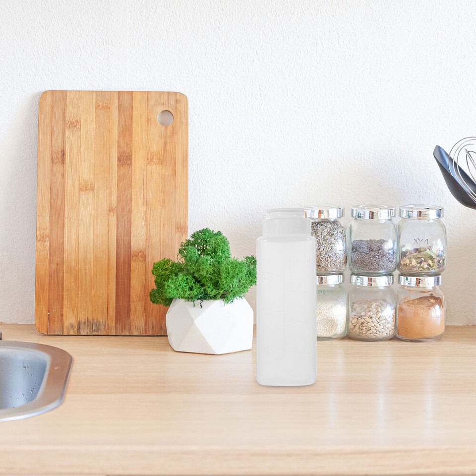 Reusable Squeeze Bottle with Scale Leakageproof Cooking Oil Bottle