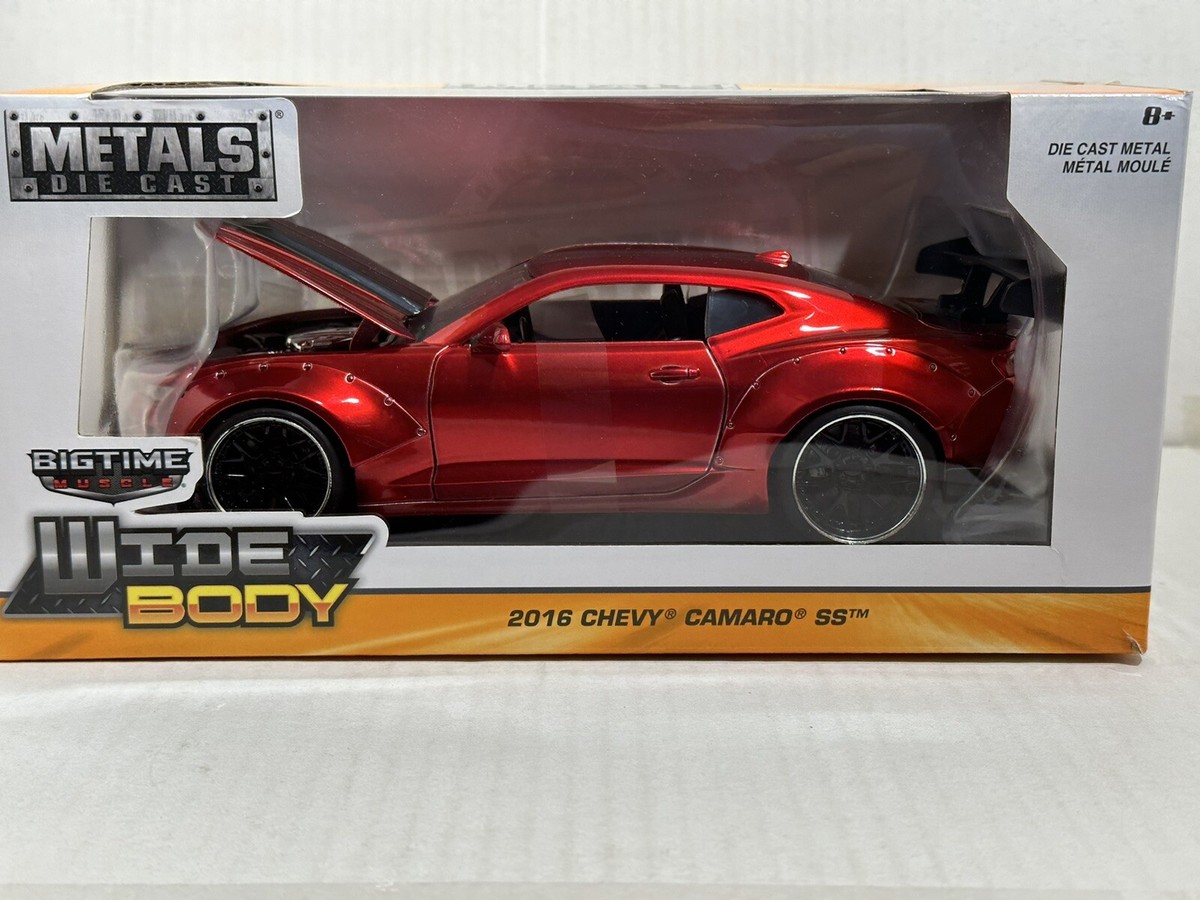 JADA BIGTIME BTM 2016 CHEVY CAMARO SS WIDE BODY CANDY RED 1:24