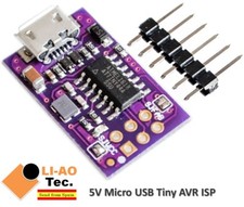 5V Micro USB Tiny AVR ISP ATtiny44 ATTiny45 ATTiny85 USBTinyISP Programmer