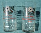2 Marksman Award Glass 1959 Kleinkaliberschiessen 11.Sol. Kant Germany Gun Rifle — photo 3