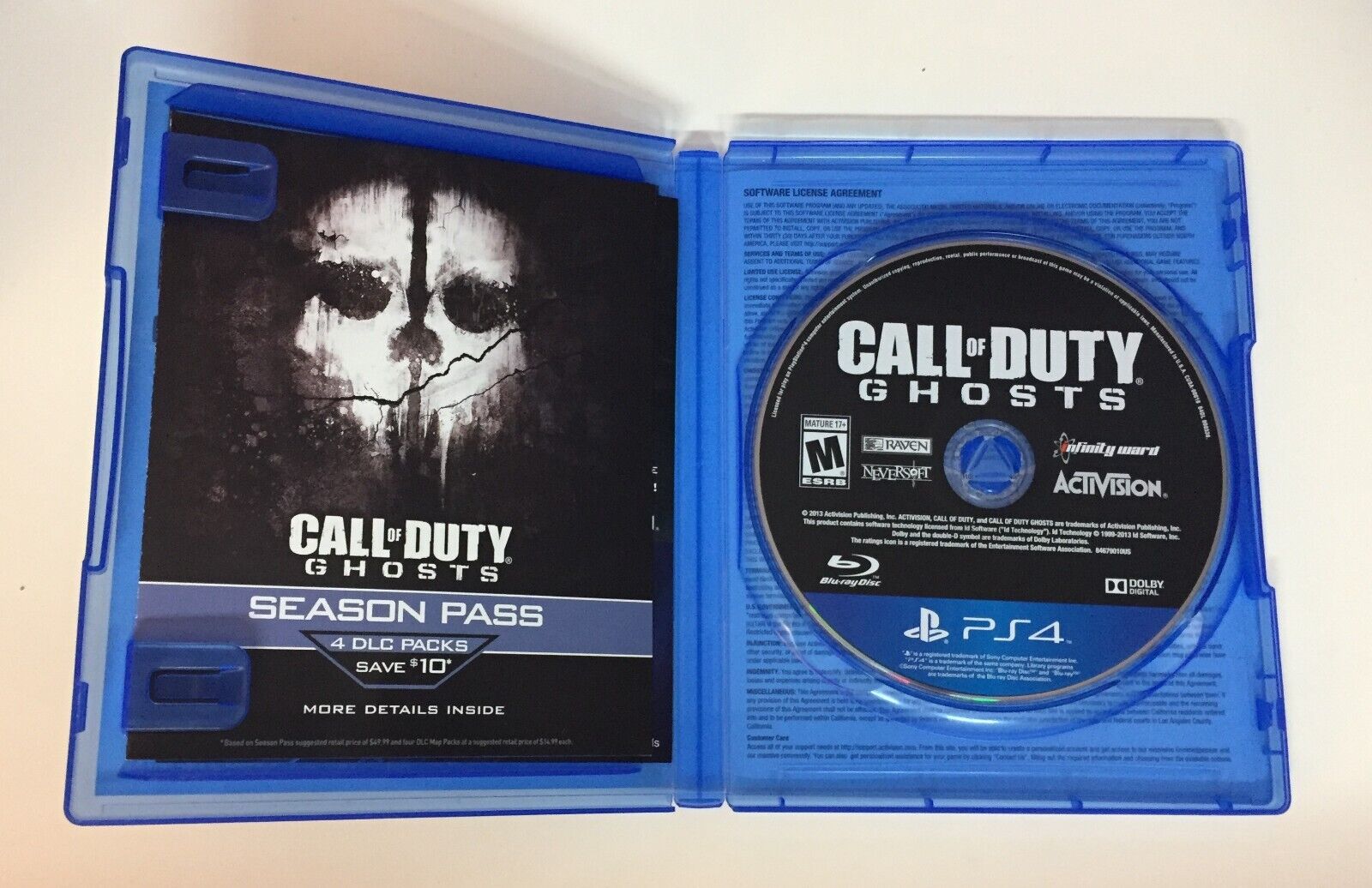 CALL of DUTY GHOSTS (2014 PS4) * CoD FPS SHOOTER WAR SOLDIER SONY PLAYSTATION  4 for Sale in Tucson, AZ - OfferUp