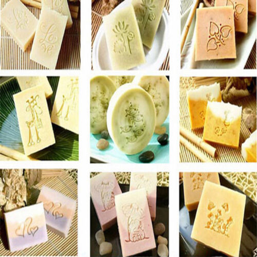 Custom-made customize Handmade Acrylic Glass Soap Stamp Seal Cookie Stamp